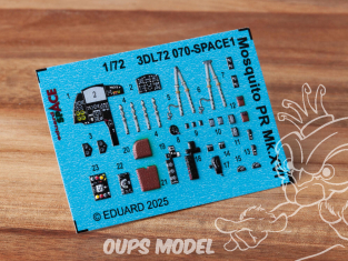 Eduard Space décalques 3D 3DL72070 Mosquito PR Mk.XVI Special Hobby 1/72