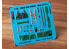 Eduard Space décalques 3D 3DL48250 MiG-21F-13 Turquoise Eduard 1/48