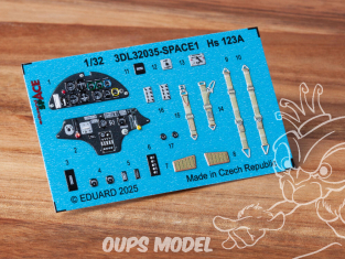 Eduard Space décalques 3D 3DL32035 Hs 123A Icm 1/32