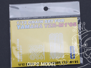 Hobby Design amélioration HD02-0317 Set chaine Yamaha YZR-M1 2005 Tamiya 1/12