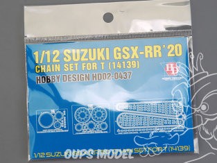 Hobby Design amélioration HD02-0437 Set chaine Suzuki GSX-RR 2020 Tamiya 1/12