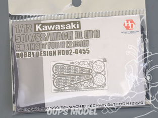 Hobby Design amélioration HD02-0455 Set chaine Kawasaki 500/SS/MACH III (H1) Hasegawa 1/12