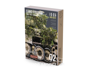 RT-Diorama 16211 Branches de chêne Feuillage camouflage 1/16