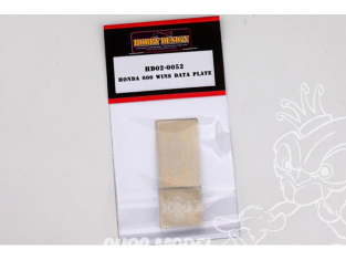 Hobby Design amélioration HD02-0052 Honda 600 victoires plaque commémorative 1/24