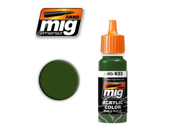 MIG peinture maquette 933 vert lumière base Russe 4BO (AK-032)