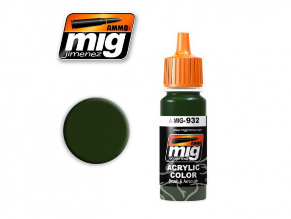 MIG peinture maquette 932 vert base Russe 4BO (AK-031)