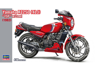 Hasegawa maquette moto 21770 Yamaha RZ250 4L3 spécification YSP avec capot 1982 1/12