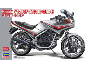 Hasegawa maquette moto 21771 Honda VT250F MC08 1984 Argent 1/12