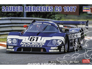 Hasegawa maquette voiture 20753 Sauber-Mercedes C9 1987 1/24