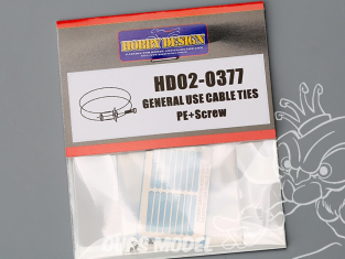 Hobby Design amélioration HD02-0377 Colliers de serrage 1/24
