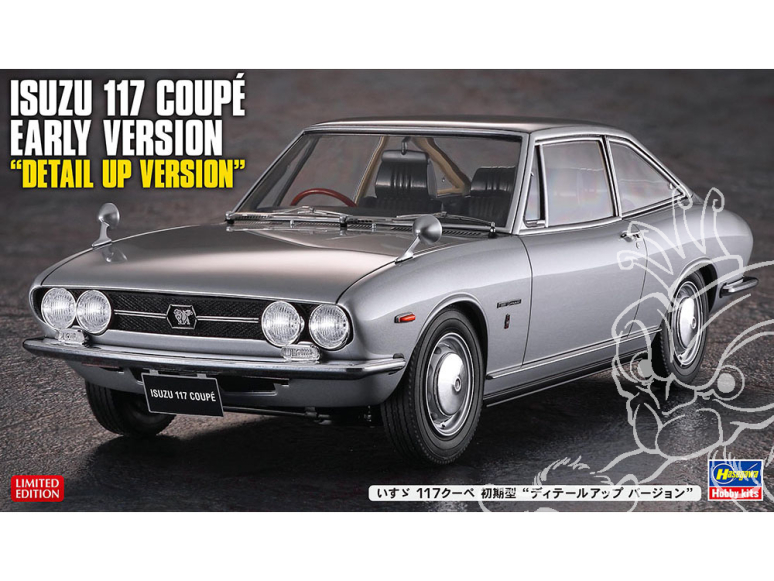 HASEGAWA maquette voiture 52439 Isuzu 117 Coupé, premier modèle Version détaillée 1/24