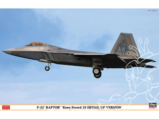 Hasegawa maquette avion 07551 F-22 Raptor Keen Sword 25 version détaillée 1/48