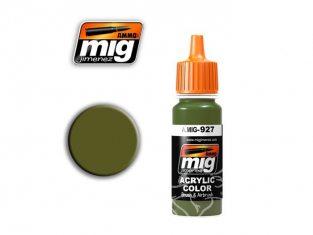 MIG peinture maquette 927 OLIVE DRAB lumière base (AK-135)