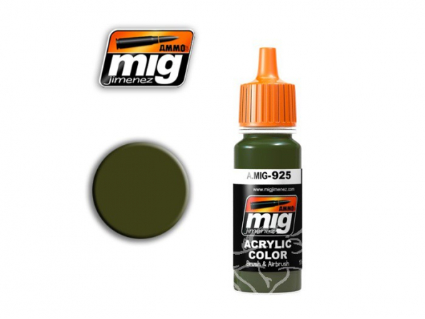 MIG peinture maquette 925 OLIVE DRAB base foncée (AK-133)