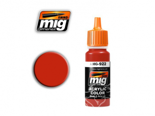 MIG peinture maquette 922 primer rouge lumière élevée (AK-129)