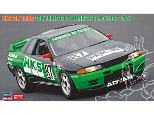 Hasegawa maquette voiture 20745 HKS Skyline Skyline GT-R BNR32 Gr.A spécification 1992 JTC 1/24