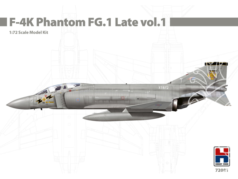 Hobby 2000 maquette avion 72081 F-4K Phantom FG.1 Late vol.1 1/72