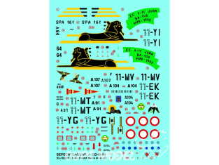 Decalques Berna decals BD48-94 SEPECAT JAGUAR A Partie 1 1/48