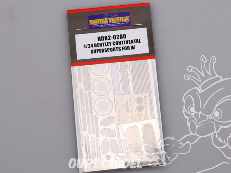 Hobby Design amélioration HD02-0200 Bentley Continental Supersports Welly 1/24