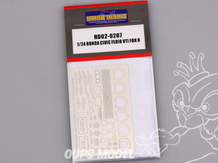 Hobby Design amélioration HD02-0207 Honda Civic Ferio VTI Hasegawa 1/24