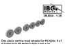 IBG maquette militaire 35U004 12 Roues monobloc pour les premiers Pz.Kpfw.IIa 3d printed pour Kit IBG 1/35