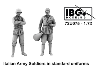 IBG maquette avion 72U075 Soldats de l'armée italienne en uniformes standard 1/72
