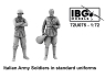 IBG maquette avion 72U075 Soldats de l'armée italienne en uniformes standard 1/72