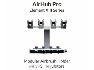 Gaahleri aérographe 45718 AirHub Pro Element XIII Support avec 4 distributeurs