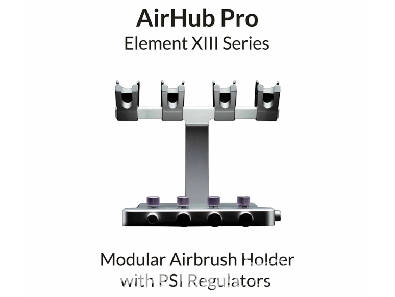 Gaahleri aérographe 45718 AirHub Pro Element XIII Support avec 4 distributeurs