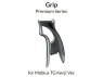 Gaahleri aérographe 44162 Poignée type carbone pour GHPM-Mobius TG Premium Series