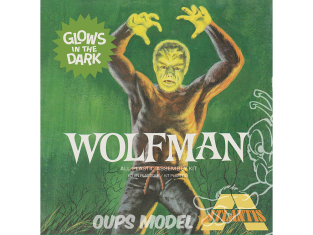 Atlantis maquette A450 Homme-loup phosphorescent 1/8