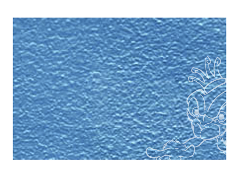 PLASTRUCT 91802 FEUILLE d'eau bleue agitée 0,5x210x144mm 1piéces