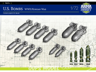 Arma Hobby maquette avion 70076 U.S. Bombes WWII et Korée 1/72
