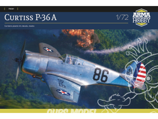 Arma Hobby maquette avion 70081 Curtiss P-36A 1/72