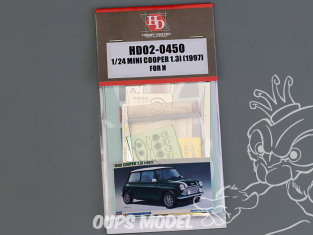 Hobby Design amélioration HD02-0450 Mini Cooper 1.3i 1997 Hasegawa 1/24