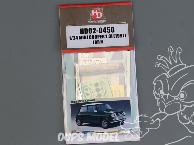 Hobby Design amélioration HD02-0450 Mini Cooper 1.3i 1997 Hasegawa 1/24