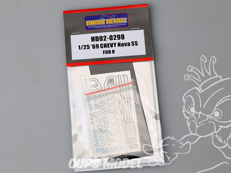 Hobby Design amélioration HD02-0298 1969 Chevy Nosa SS Revell 1/25