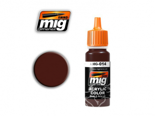 MIG peinture authentique 014 RAL8012 ROTBRAUN (AK-717)