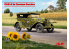 Icm maquette voiture 24053 GAZ-A en service en Allemagne 1/24