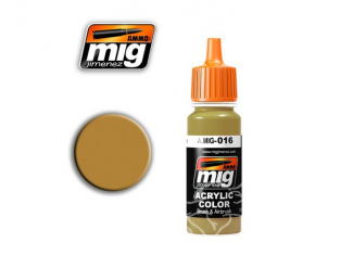 MIG peinture authentique 016 RAL8020 GELBBRAUN (AK-700)