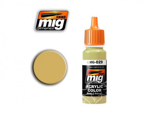 MIG peinture authentique 029 NEW IRAQUI ARMY SAND (AK-725)