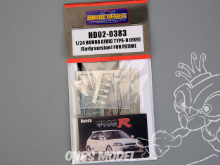 Hobby Design amélioration HD02-0383 Honda Civic Type-R 'EK9) (Early Version) Fujimi 1/24