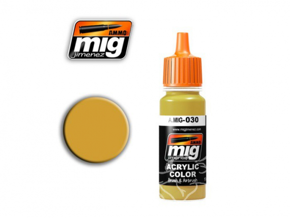 MIG peinture authentique 030 BRITISH SAND YELLOW (AK-726)