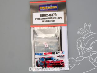 Hobby Design amélioration HD02-0379 Xanavi Nismo GT-R (R34) Tamiya 1/24