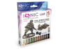 MIG peinture IONIC 1202 Set Armée Allemande uniformes & Splittermuster camouflage 12 x 20ml