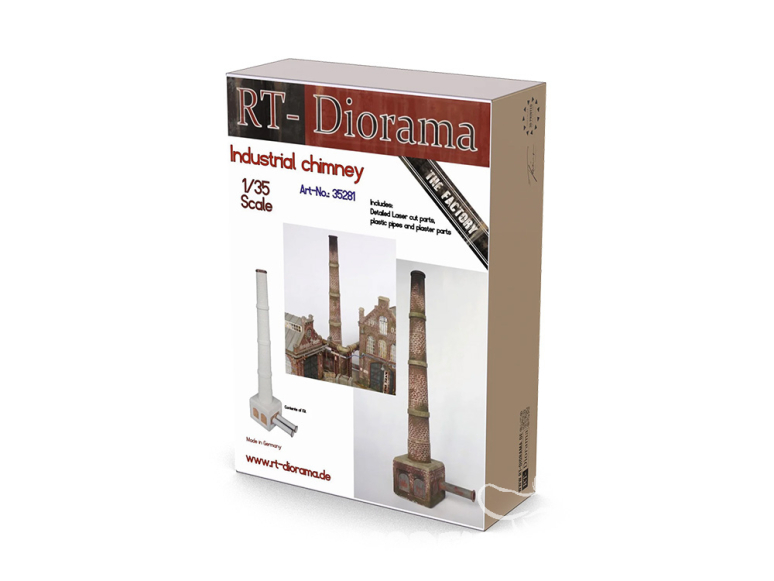 RT-Diorama 35281 Cheminée industrielle 1/35