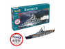 Revell maquette bateau 75802 model set Bismarck 1/1200