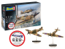 Revell maquette avion 73771 Model Set Spitfire Mk.Ia et Hurricane Mk.I avec accessoires de base 1/144