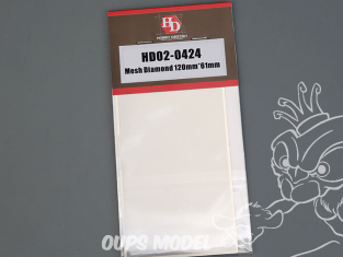 Hobby Design amélioration HD02-0424 Grille diamant 120x61mm