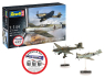 Revell maquette avion 73770 Model Set Messerschmitt Bf109E et Ju87B Stuka avec accessoires de base 1/144